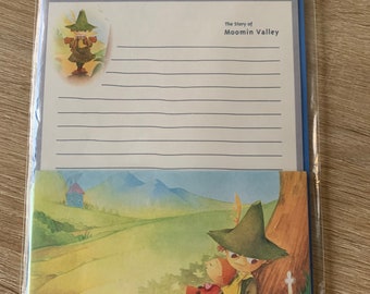 1990 The Story Of Moomin Valley Postcard letter