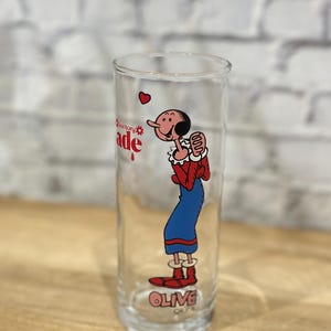 Vintage Tumbler Olive Oyl Popeye King Feature Syndicate Inc.