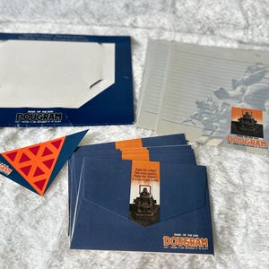 Conjunto de cartas de anime japonês Fang of the Sun Dougram da década de 1980, feito no Japão