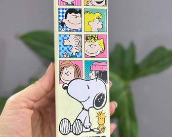 Vintage Peanut Snoopy and Friends Tin Pencil box