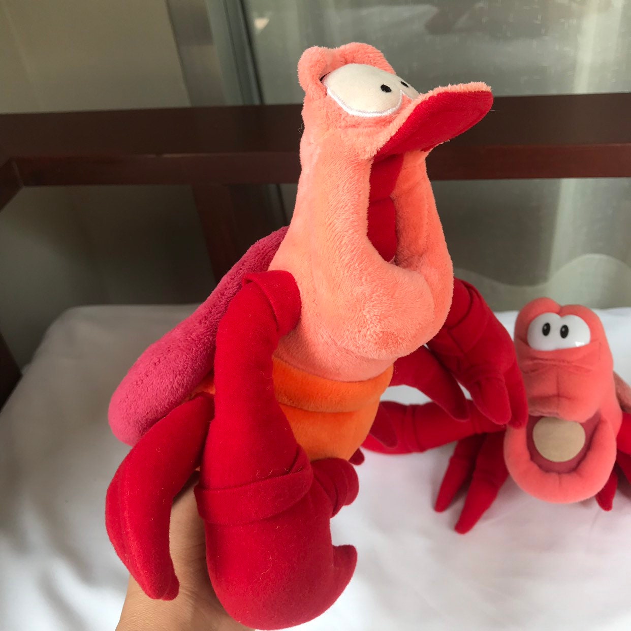 Toys & Games Disney The Little Mermaid Sebastian Crab Plush 7 and 8 set of 2 Toys Push & Pull