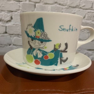 Snufkin mug and saucer, The Story of Moomin Valley Ceramic mug