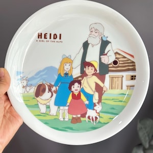 Vintage Heidi a girl of the Alps decor plate