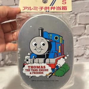 Caja de almuerzo japonesa de hojalata Bento de 1996 Thomas el tren