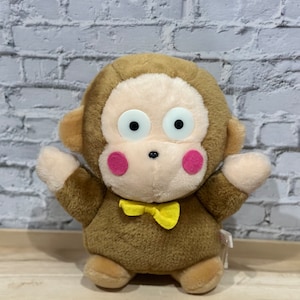 1995 Sanrio Monkichi Plush Toy | Kawaii Monkey Stuffed Animal | Retro Cute  Collectible | Soft Cuddly Giftsanrio Monkichi Monkey Plush - Etsy