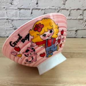 1970 Matsukaze Japan little girl Rice Bowl