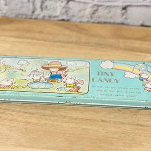 1970s Tiny Candy Gakken tin pencil case