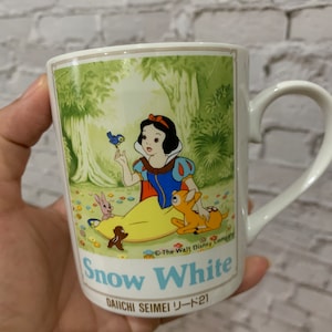 Vintage Disney Snow White coffee mug