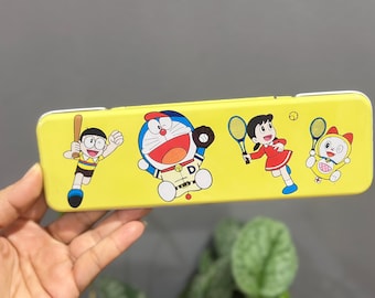 1990s Doraemon tin pencil box