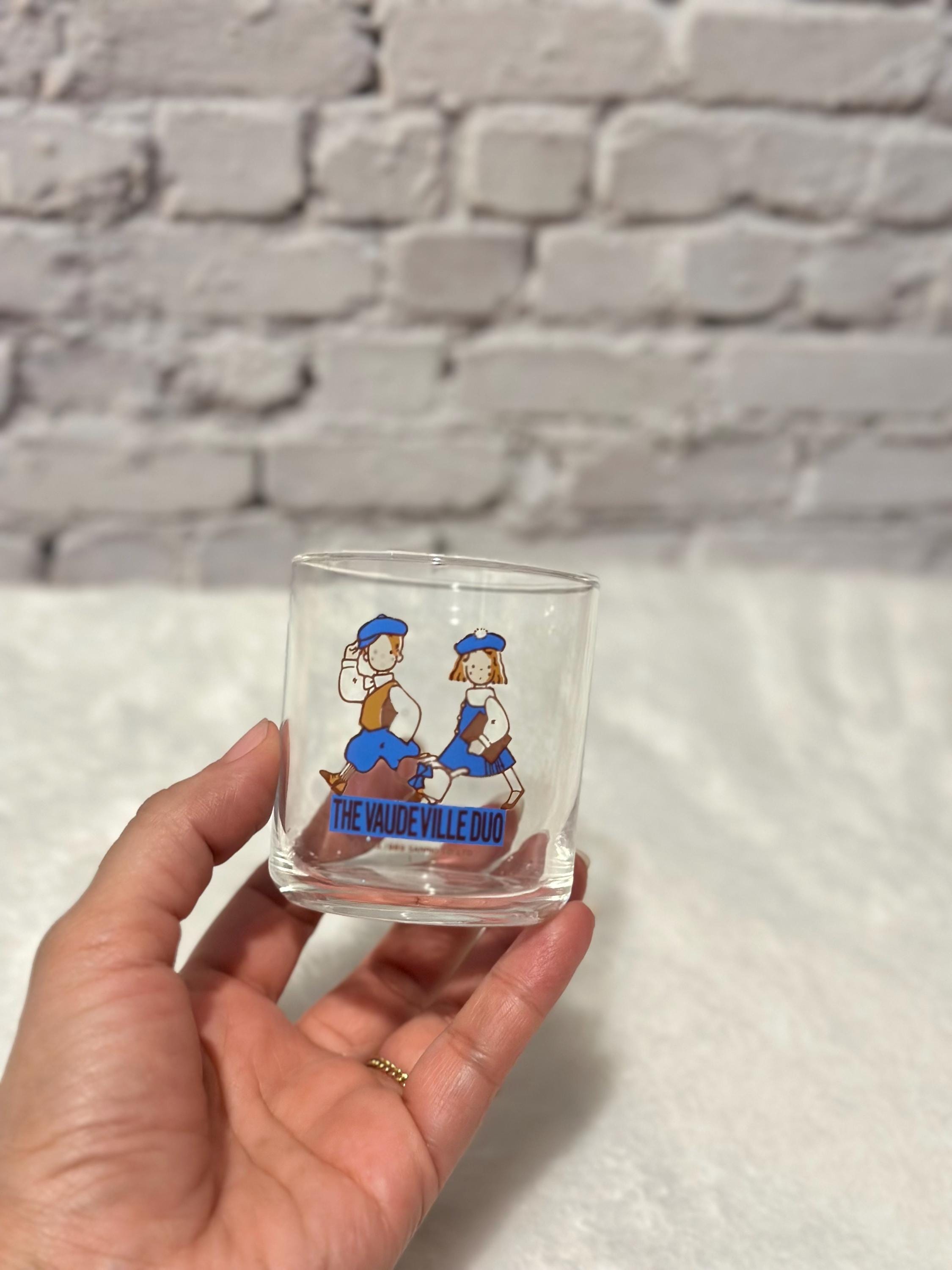 1989 Sanrio the Vaudeville Duo Eddy & Emmy Small Drinking Glass - Etsy