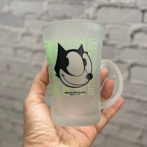 1999 Felix the cat water glass tumbler mug