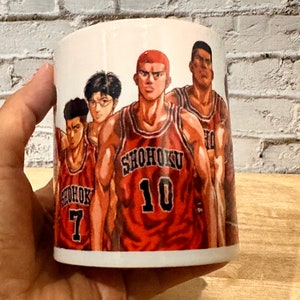 1990s Shohoku High Slam Dunk manga coffee mug