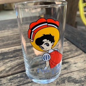 1990s Princess Knight Japanese manga collection drinking glass