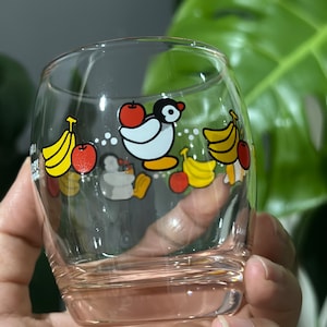 Pingu the Penguin glass tumbler