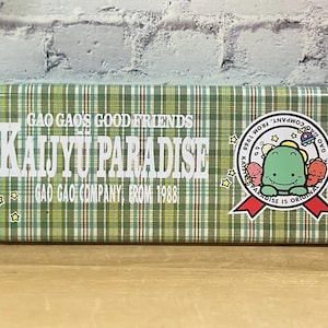Vintage 1993 San-X Kaijyu Paradise Tin Pencil Case – Gao Gao’s Good Friends – Made in Japan – Rare Kawaii Dinosaur Stationery
