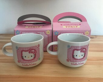 サンリオ ハローキティ 1997 陶器コーヒーマグ 2個セット 日本製