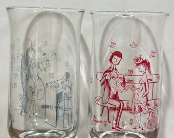 Les Amoureux de Peynet waterglazen beker