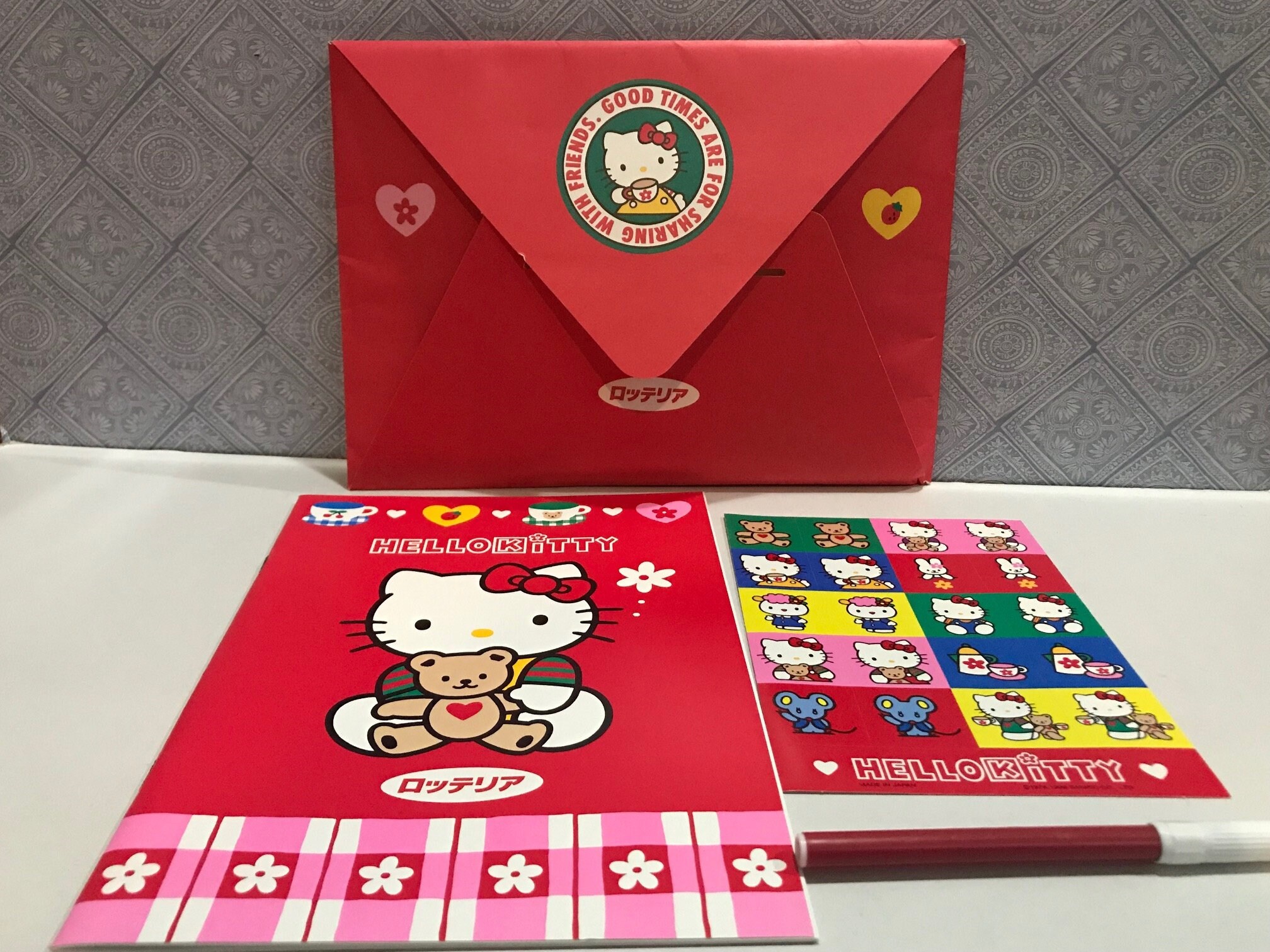 1996 Sanrio Hello Kitty Notebook - Etsy
