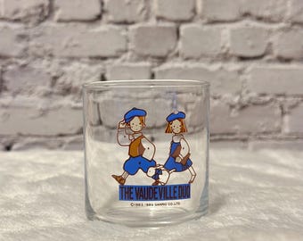 1989 Sanrio the Vaudeville Duo Eddy & Emmy Small Drinking Glass - Etsy