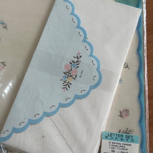 80er Jahre Lyric blumiges Briefset made in Japan