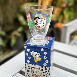 1990s Disney Enterprise s 101 Dalmatian drinking glass
