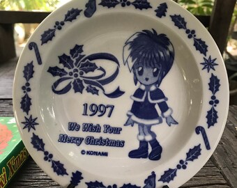 1997 ときめきメモリアル クリスマスプレートディッシュ 虹野サキ