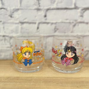 Sailor moon water glass tumbler set of 2