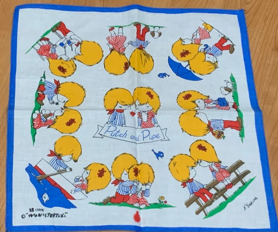 70s Child's Handkerchief Putch and Pupe - Etsy