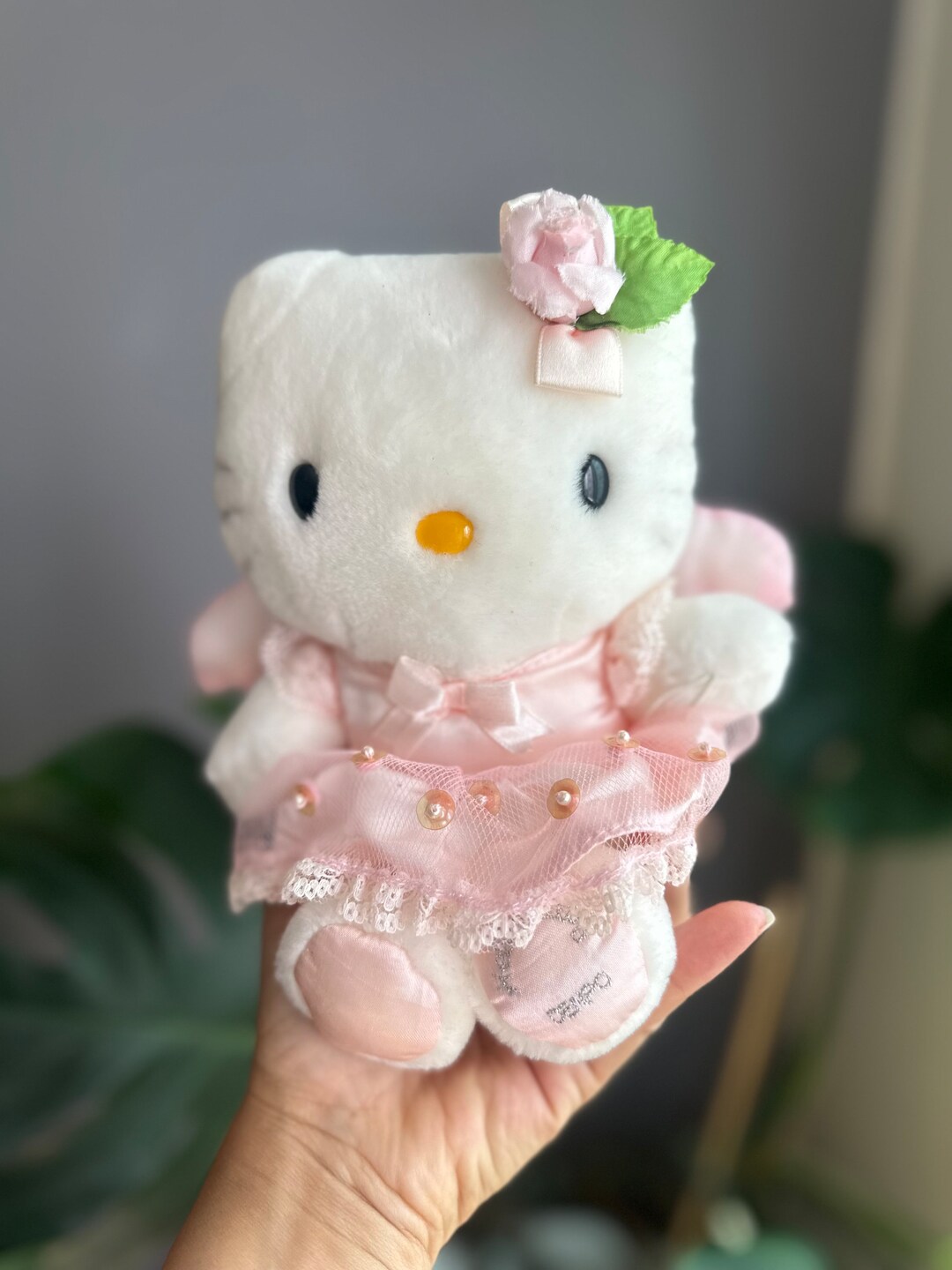 ハローキティ アコーディオン 人形 ぬいぐるみ レトロ 希少