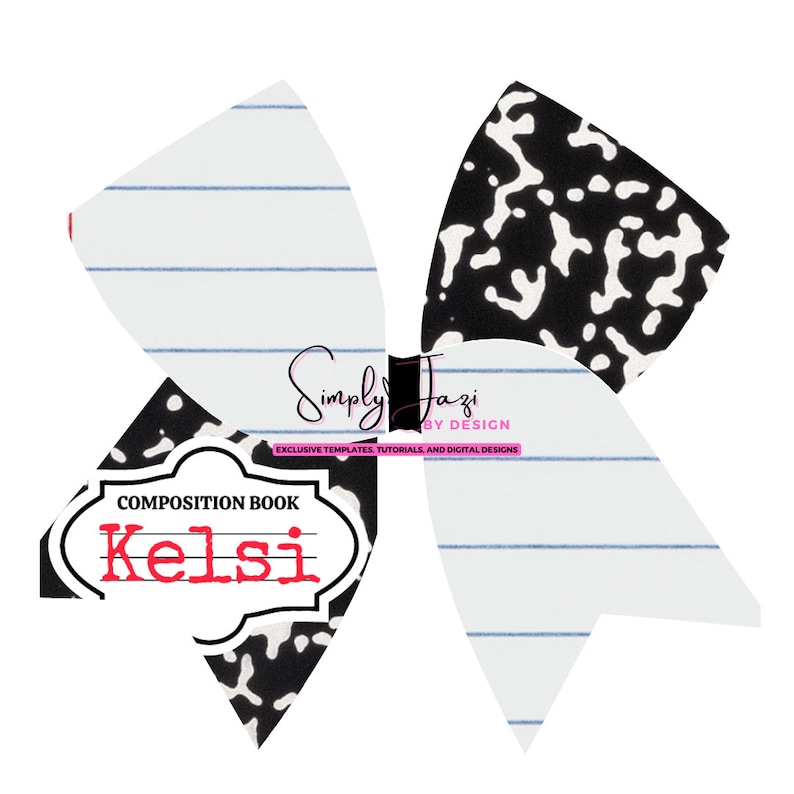 Sublimation Cheer Bow Template Canva Frame Cheer Bow Mockup Etsy