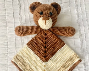 Osito Marrón Crochet Lovey Amigurumi