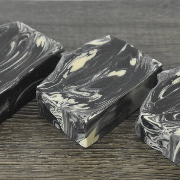 Black Tie Handmade soap | Cold Process Soap | Vegan Friendly | Palm Free | Cruelty Free Soap