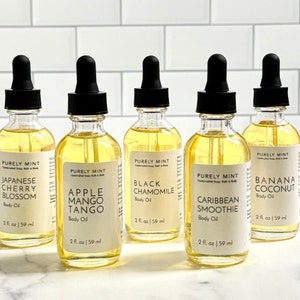 Natural Body Oil, Dry Oil, Nourishing Bath Oil.