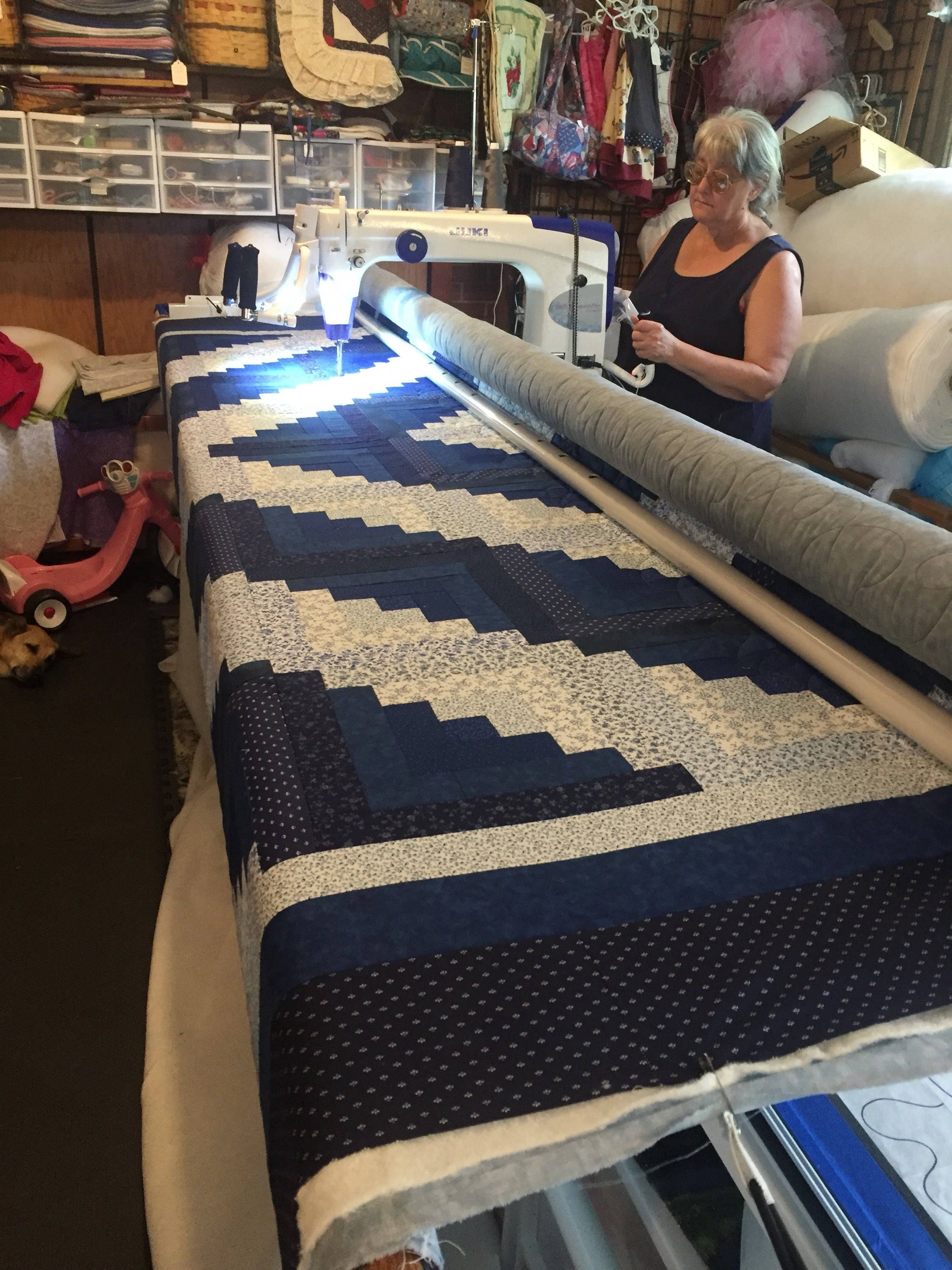 Custom Log Cabin Quilt King Size Quilt California King Etsy