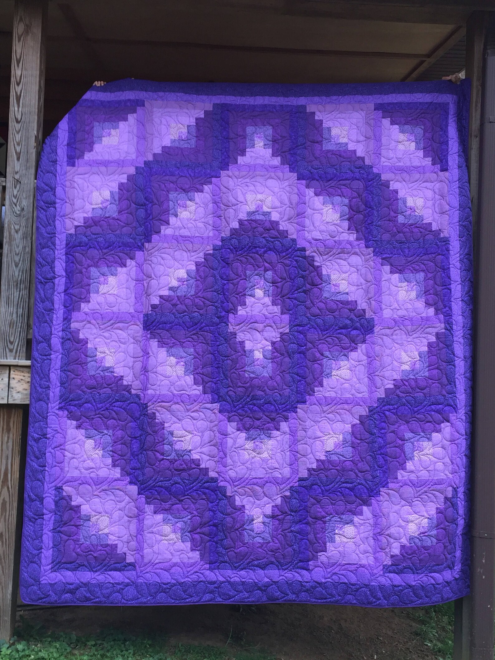 Custom Log Cabin Quilt King Size Quilt California King Etsy