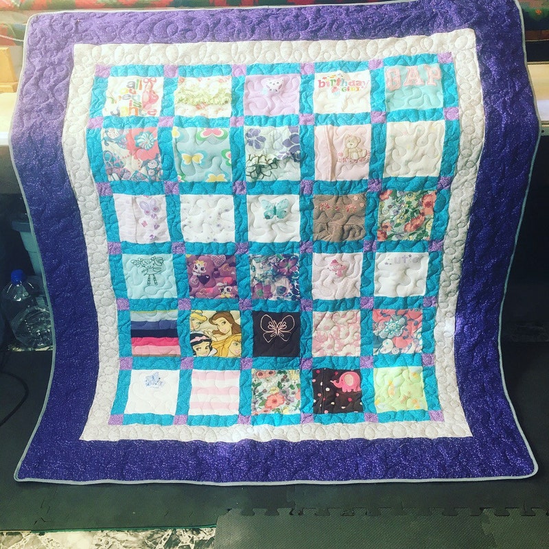 Baby Clothes Quilt - Etsy
