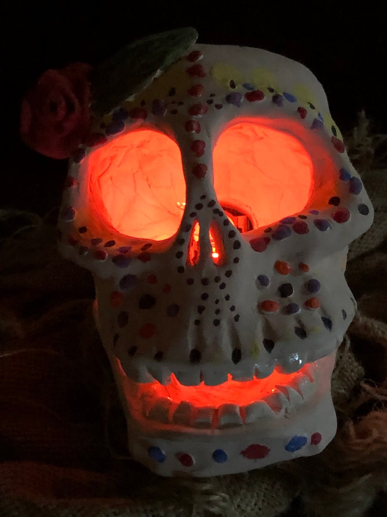Rose sugar Skull Light