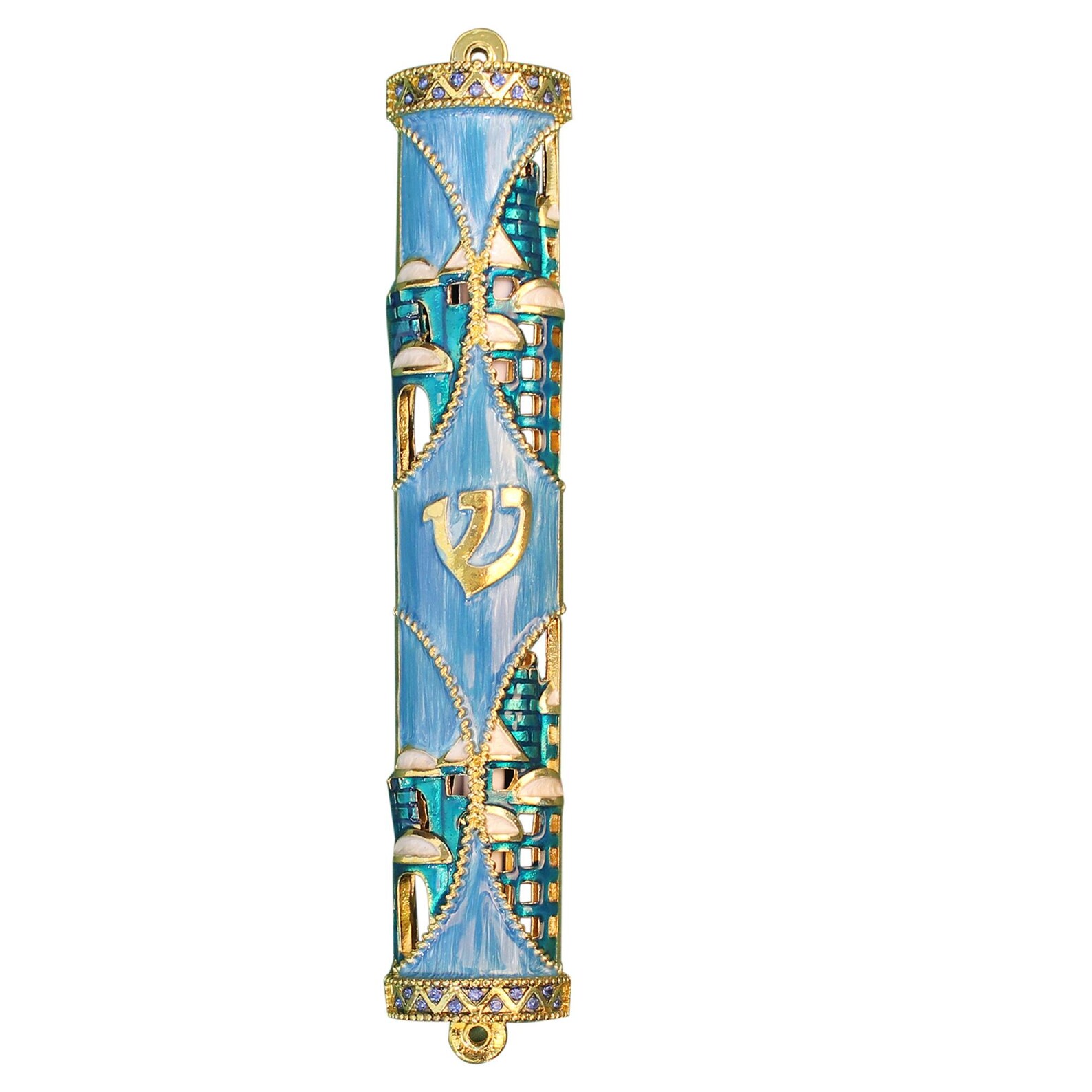 Handmade Jerusalem Mezuzah