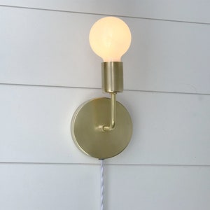Plug in wall sconce Roy Dimmable bedside lamp Home office lamp image 1