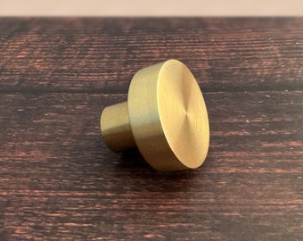 Quality Brass Knob • The "Studio" Knob • Unlacquered Brass Knobs and Pulls