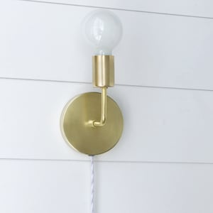 Plug in wall sconce Roy Dimmable bedside lamp Home office lamp image 4