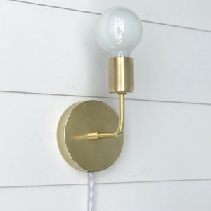 Plug in wall sconce Roy Dimmable bedside lamp Home office lamp image 3