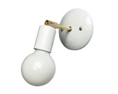 Industrial Modern Wall Sconce Multiple Finishes Adjustable Wall Light Bathroom Sconce