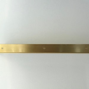 Brass Shelf The Right Shelf Floating Wall Shelf for Kitchen, Bath, or Entryway image 3