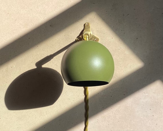 Green Plug in Wall Sconce Multiple Colors Marylou Modern Accent