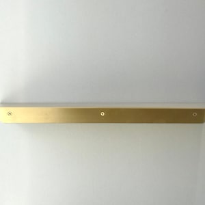 Brass Shelf The Right Shelf Floating Wall Shelf for Kitchen, Bath, or Entryway image 2