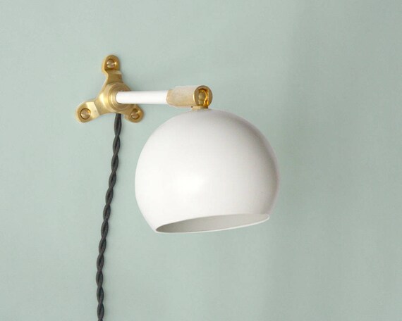 modern plug in wall lamp