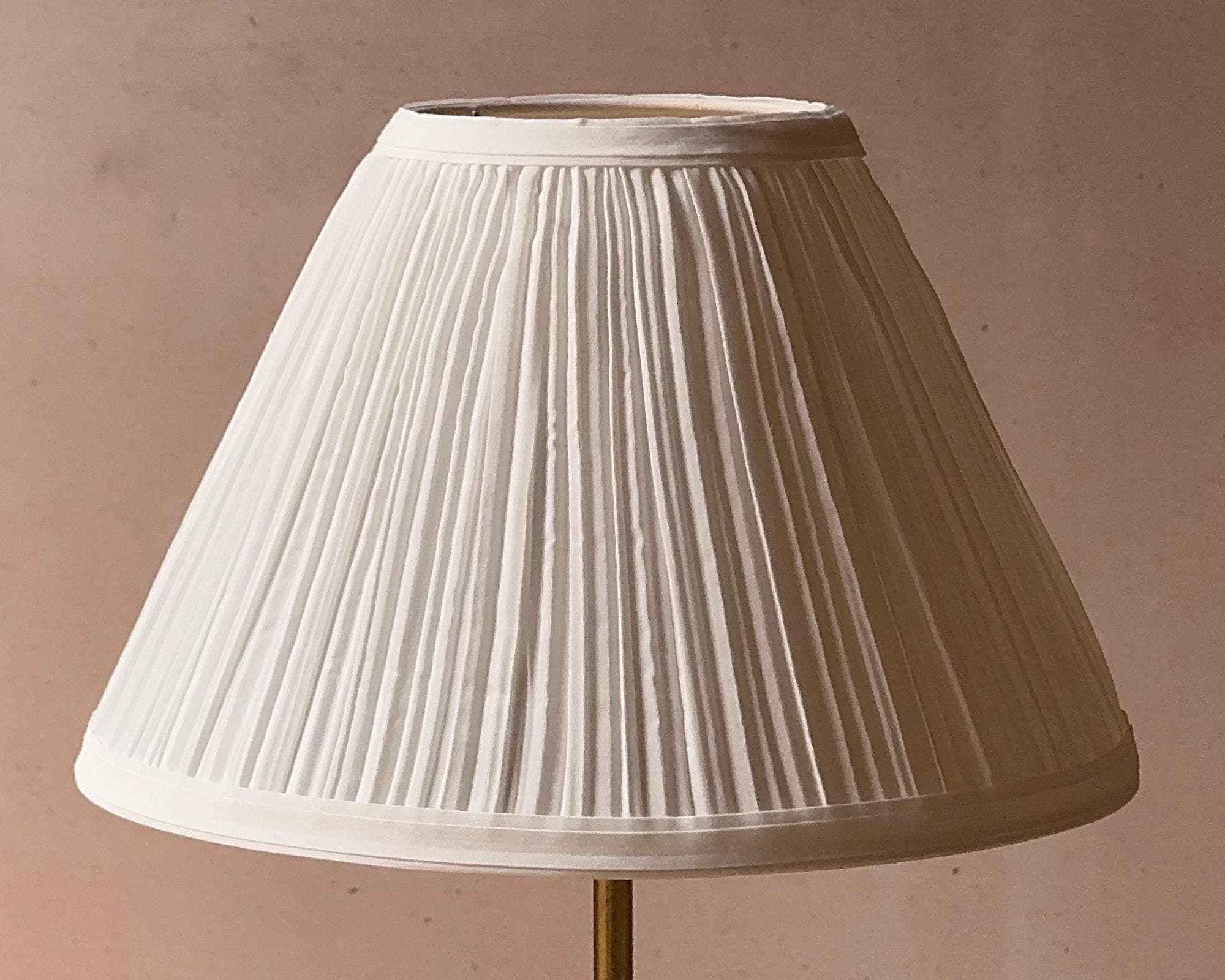 Veemoon Modern Pleated Fabric Lampshade – Pink Decorative Replacement Shade For Table Lamps, Bedroom, Living Room & Study