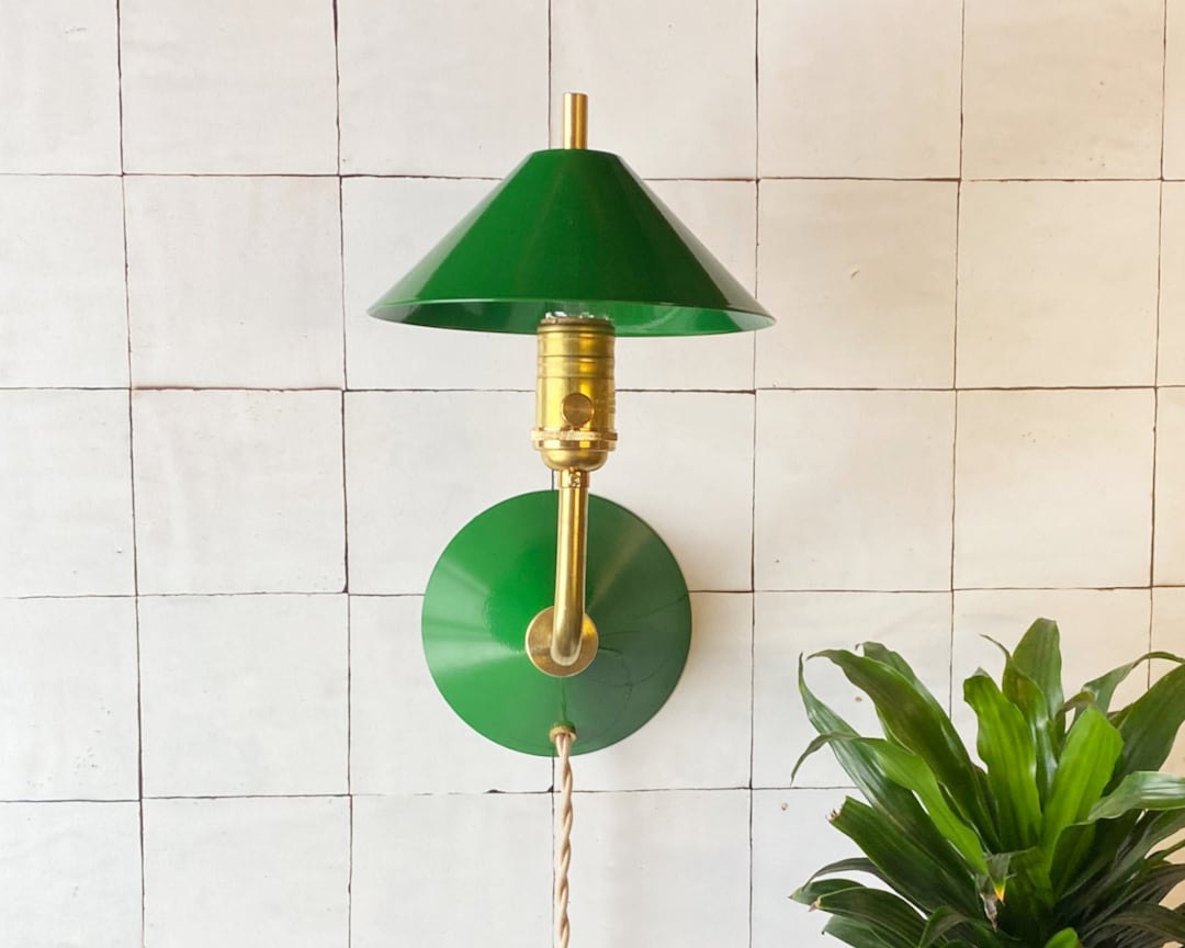 Eco-Friendly Green Plug In Wall Sconce: Illuminate Your Space Sustainably