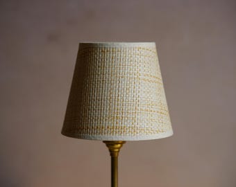 Raffia Lampshade • Authentic Woven Clip-on Lampshade